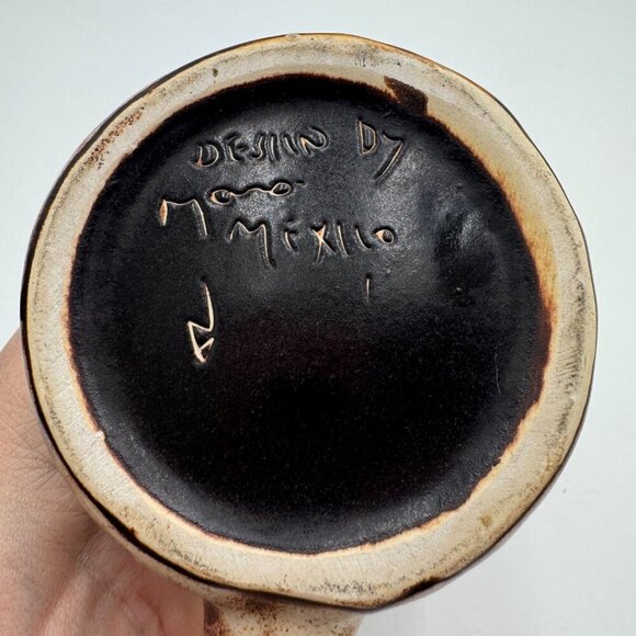 Mara Mexico Signed Pottery Mug Sagittarius Zodiac Sign Mexican Pottery - Picture 8 of 10